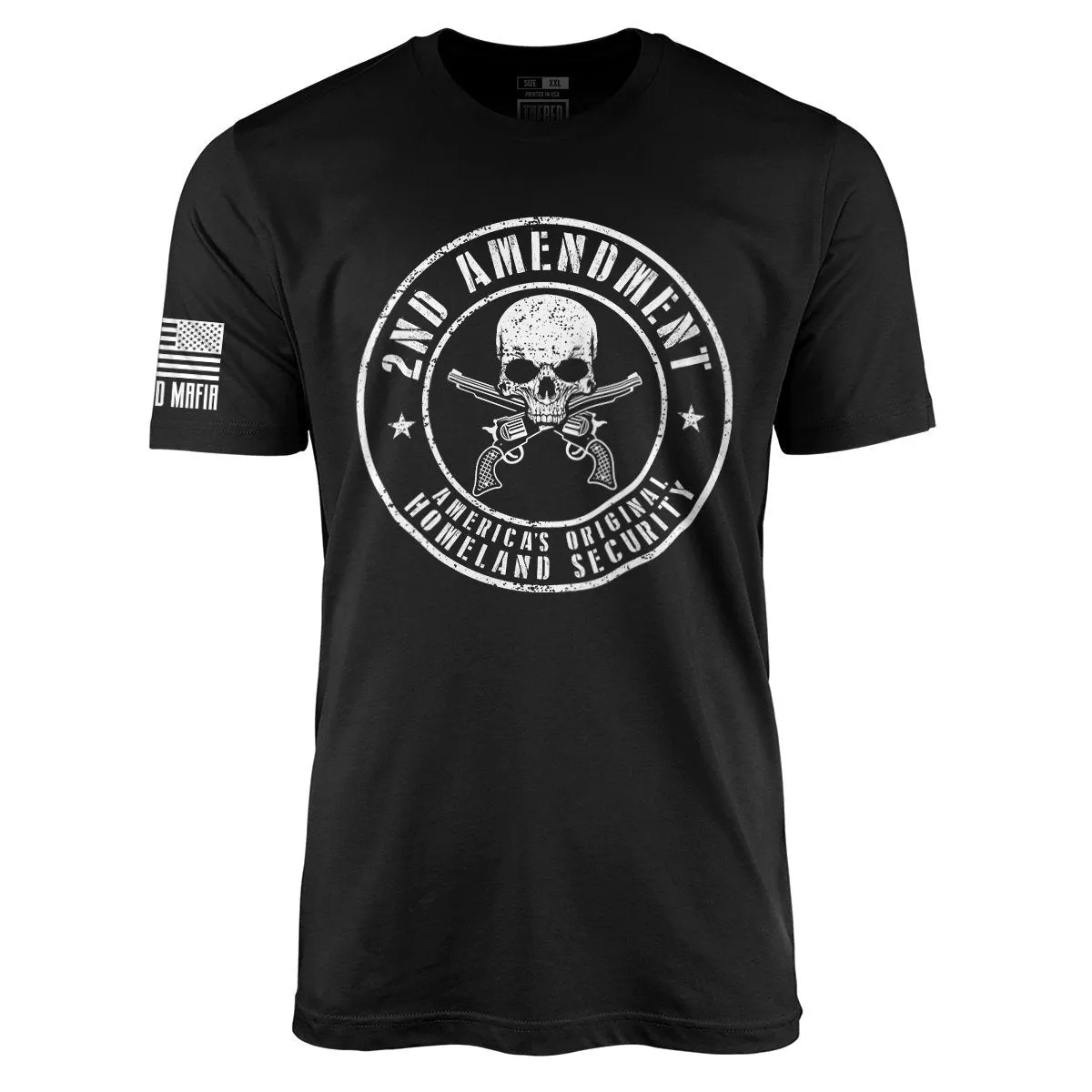 2nd Amendment T-Shirt Amendment Skull Gift