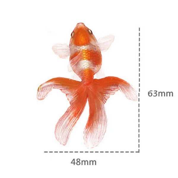 3D Goldfish Sticker for Resin Craft | 3D Resin Painting Effect | Resin Koi Pond Making | Resin Filler (1 Sheet)