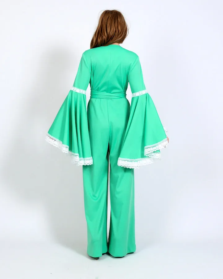 70s Bell Sleeve Palazzo Jumpsuit