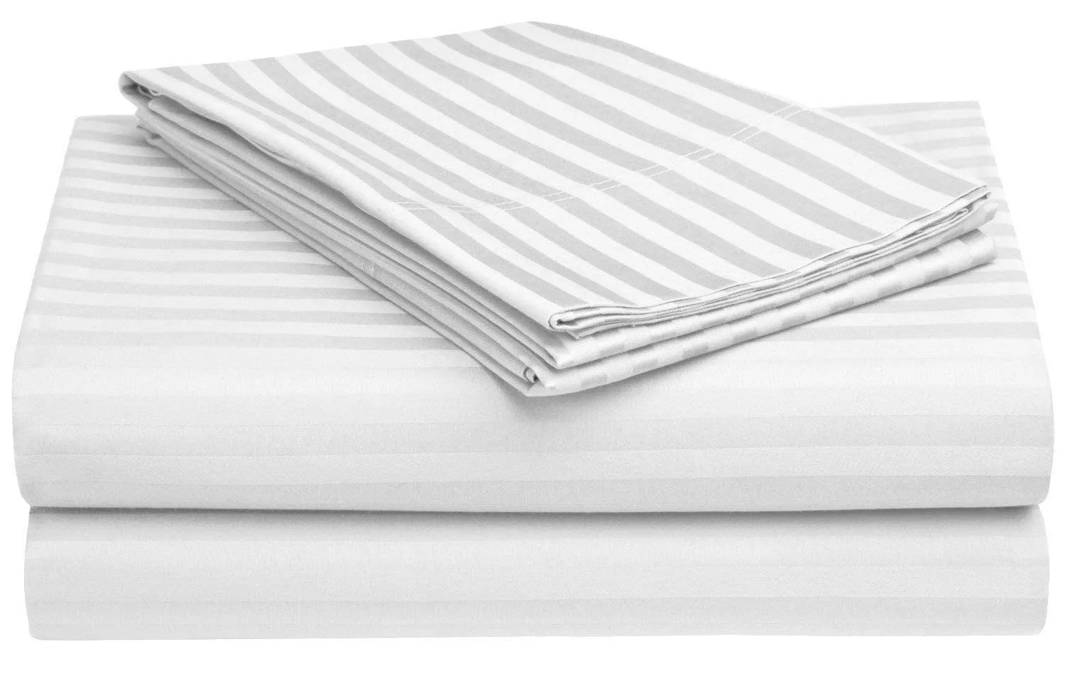 AEROHAVEN™ Linen 100% Cotton 210 Tc Single Bed Size Bedsheet with 1 Pillow Cover - (Single Bed (60 inch x 90 inch), White)