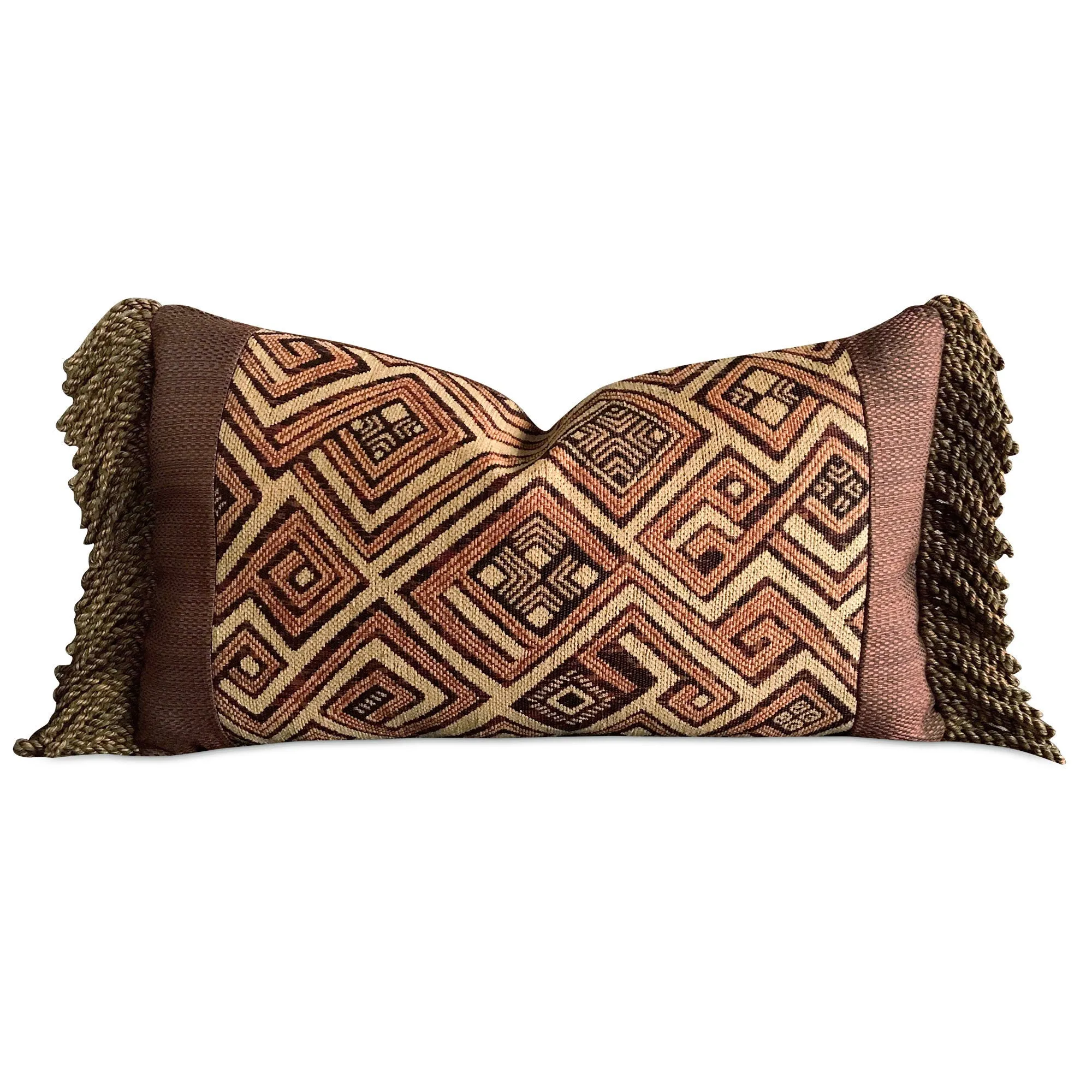 African Safari Geometric Lumbar Pillow Cover 13x22