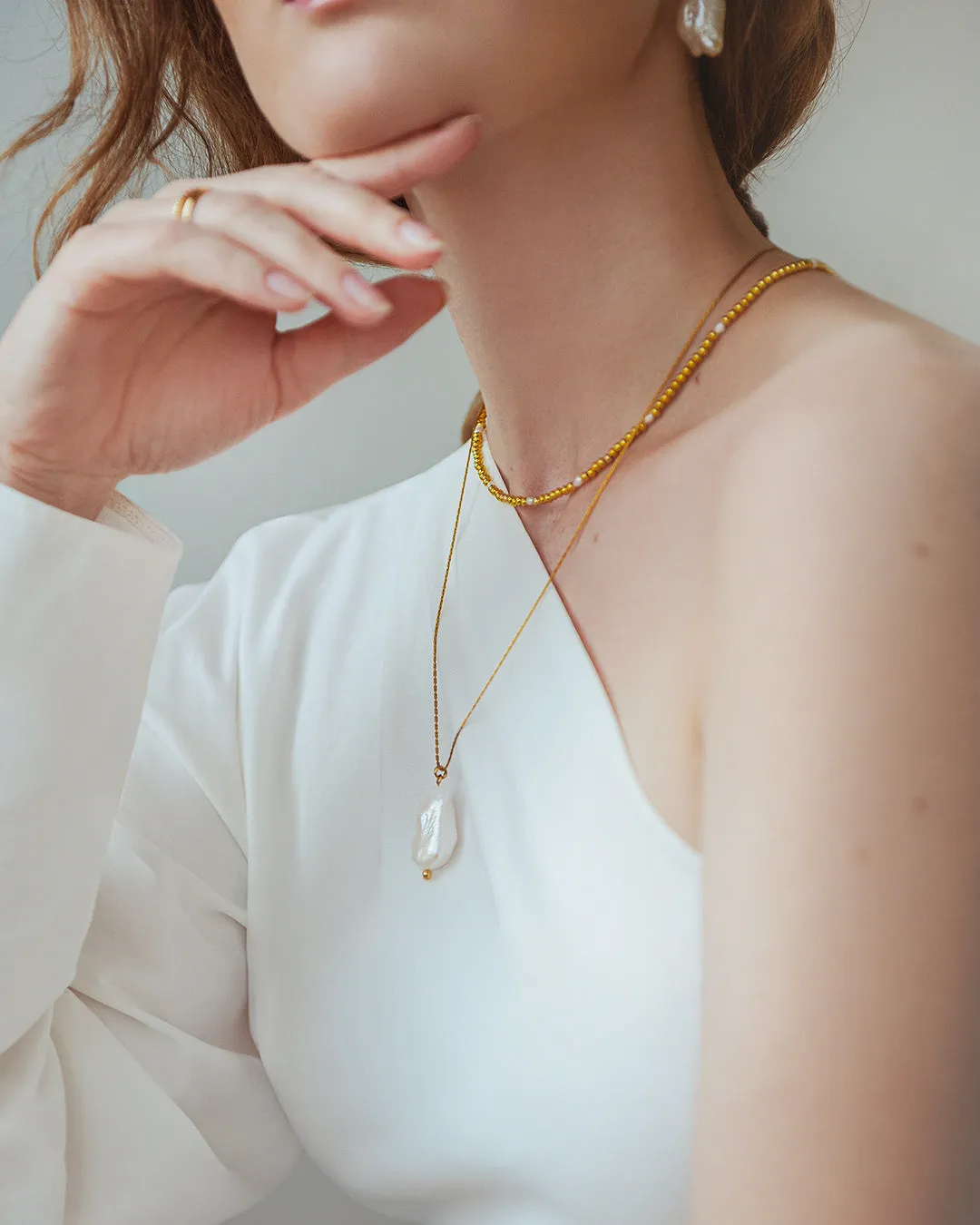 Alize Gold Necklace