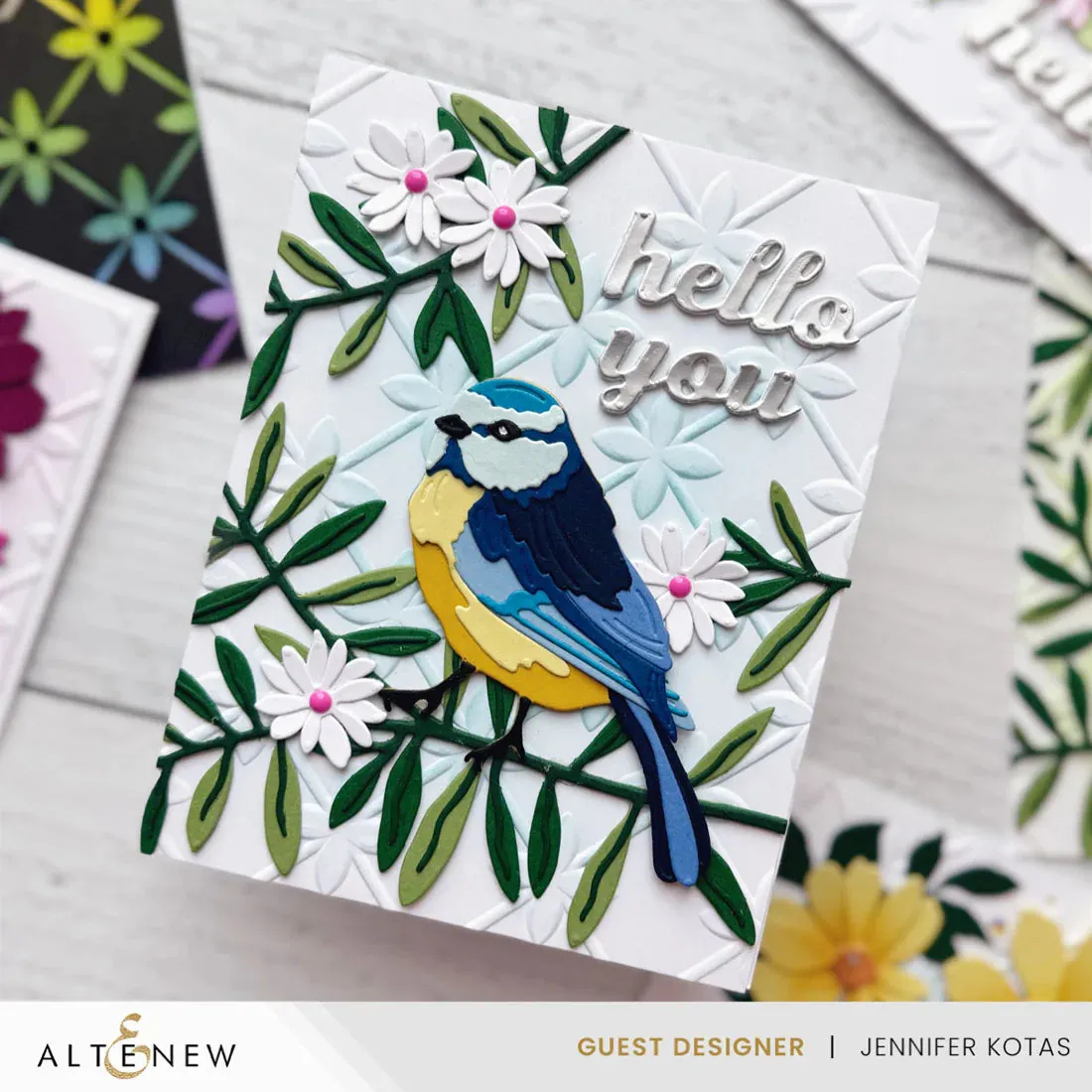 Altenew Sweet Garden Bird Layering Die Set