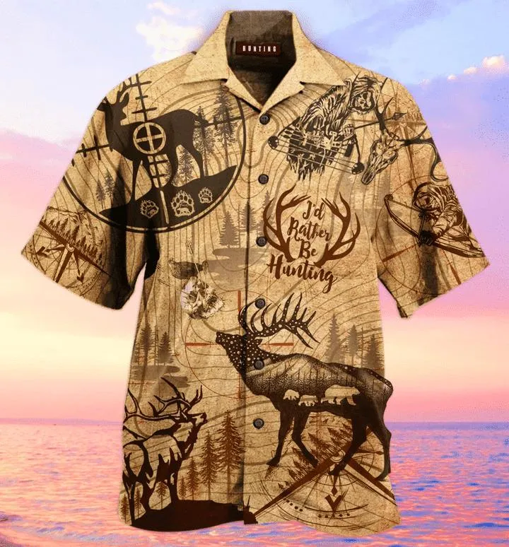 Amazing Hunting Deer Aloha Hawaiian Shirts For Men & For Women