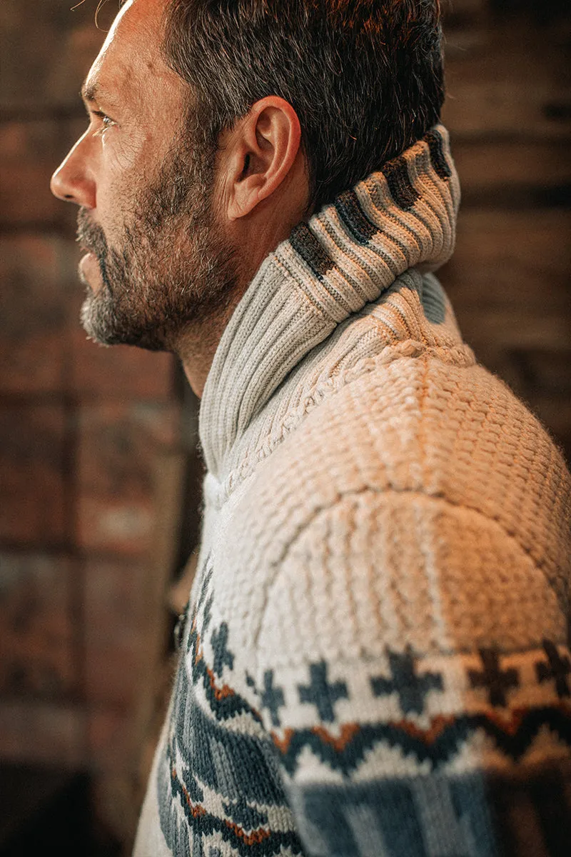 &SONS Alpine Cardigan Ecru