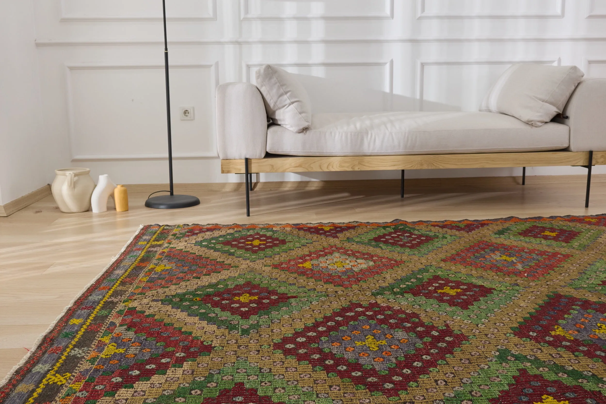 Anabel - Vintage Turkish Kilim Rug