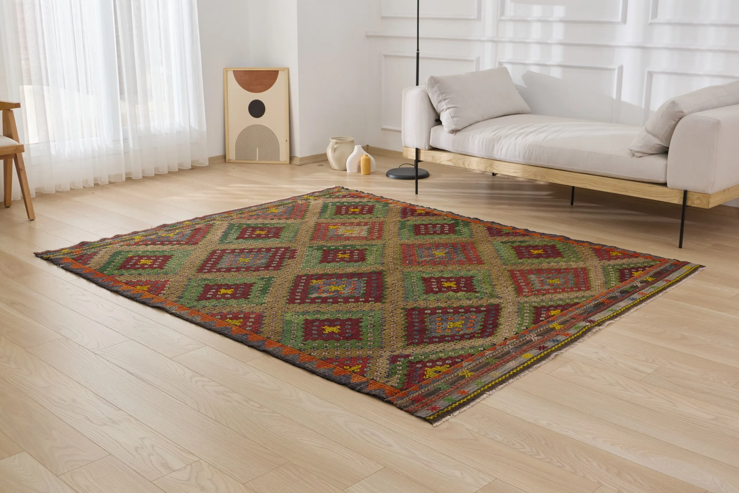 Anabel - Vintage Turkish Kilim Rug