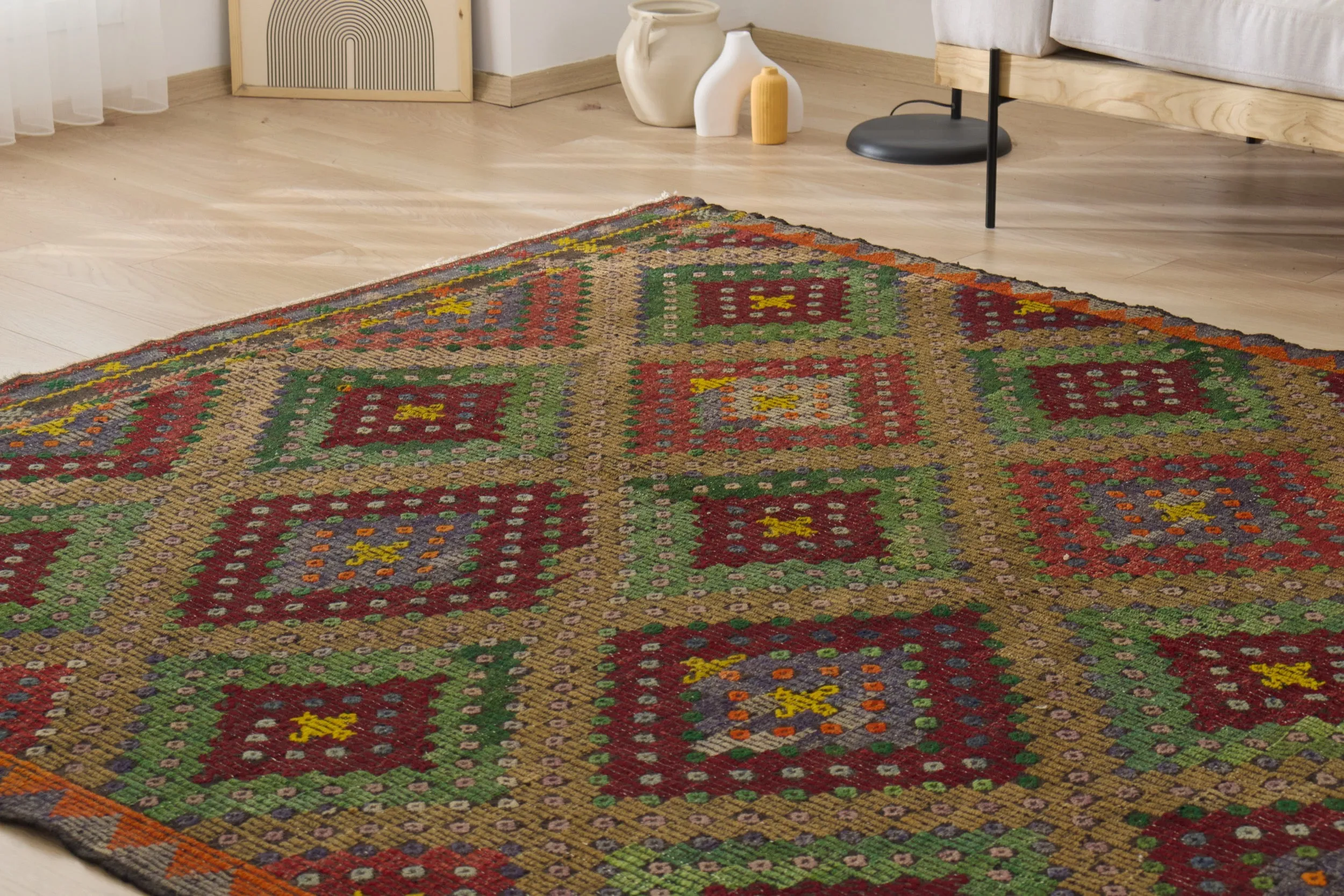 Anabel - Vintage Turkish Kilim Rug