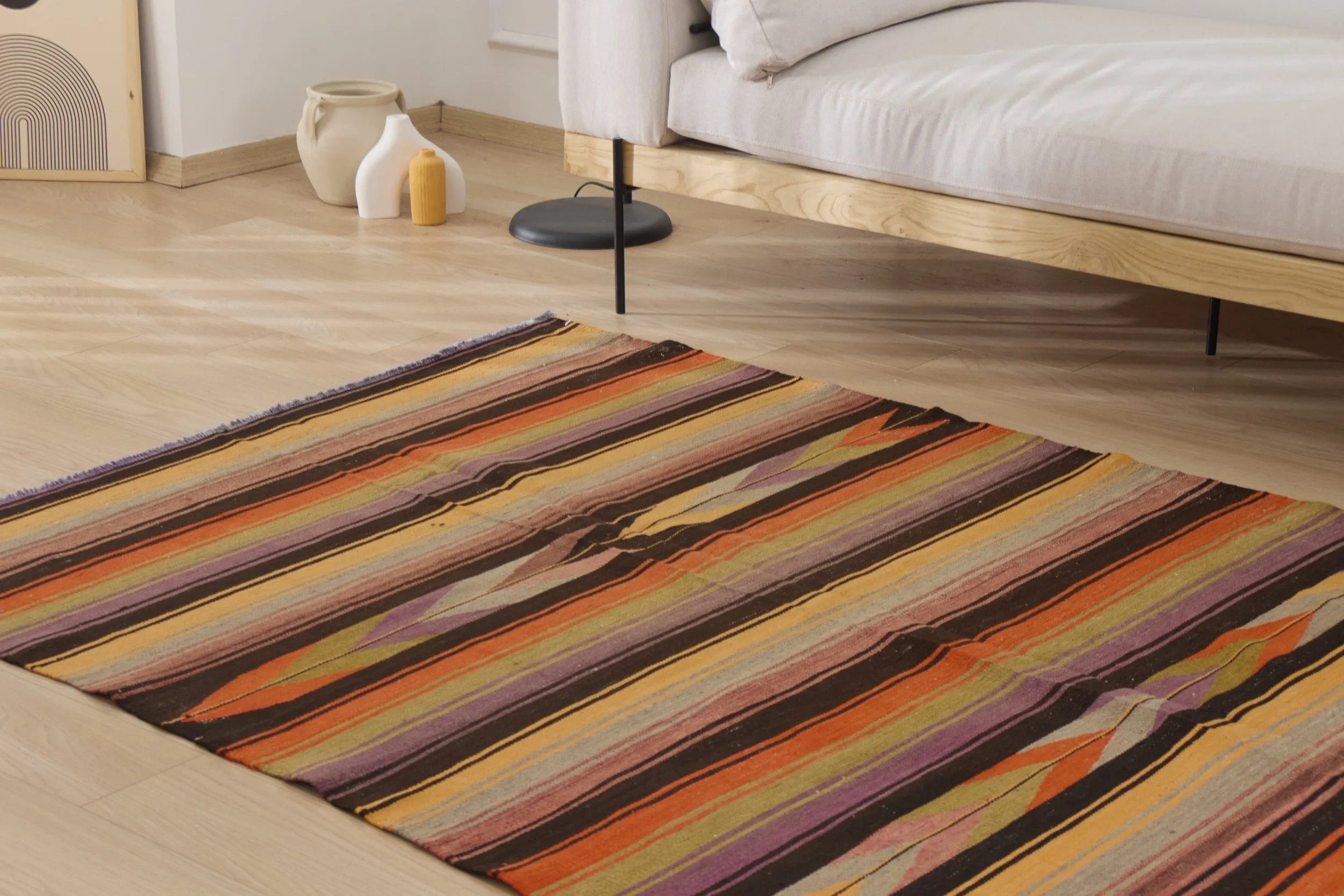 Aryanna - Vintage Turkish Kilim Rug