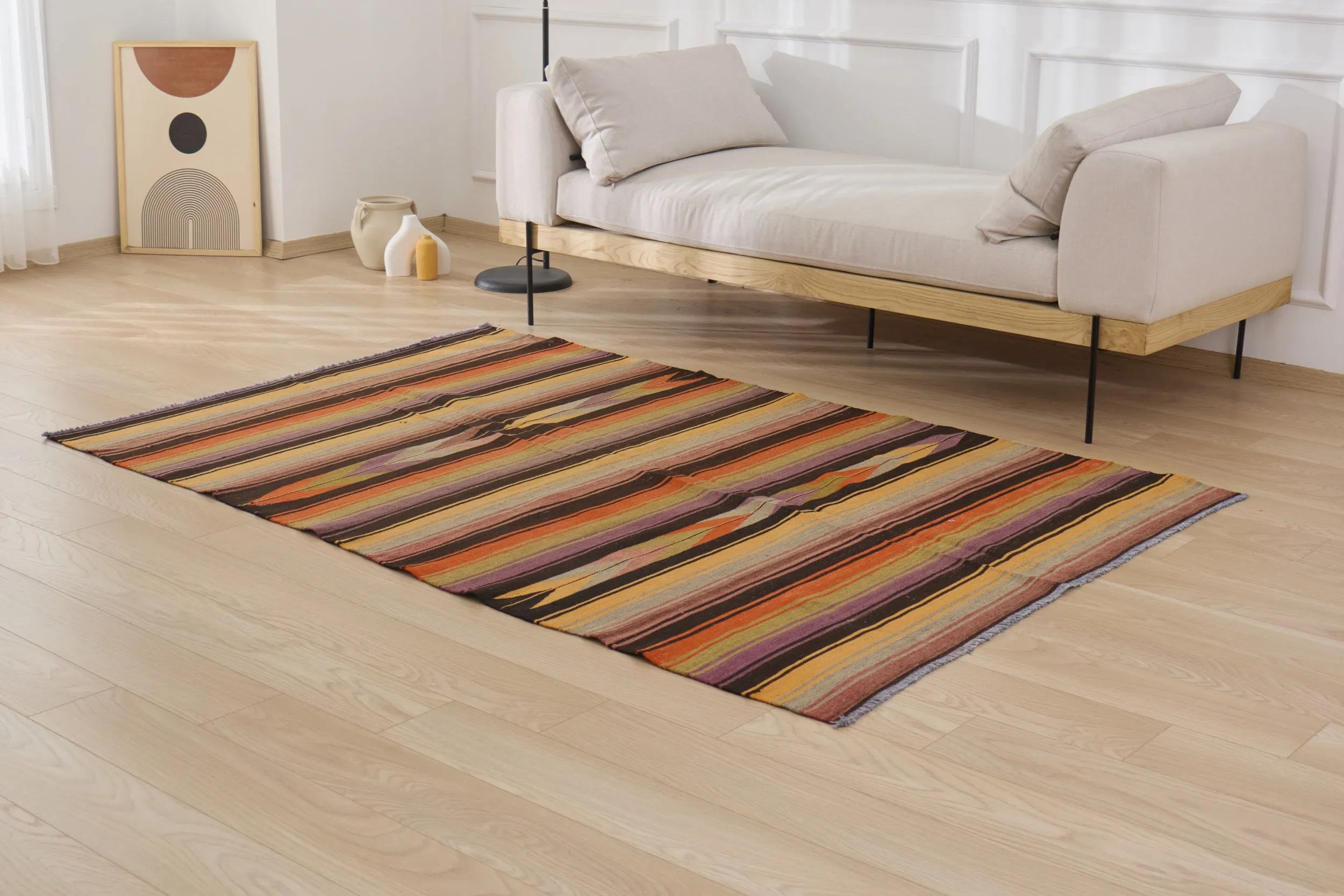 Aryanna - Vintage Turkish Kilim Rug