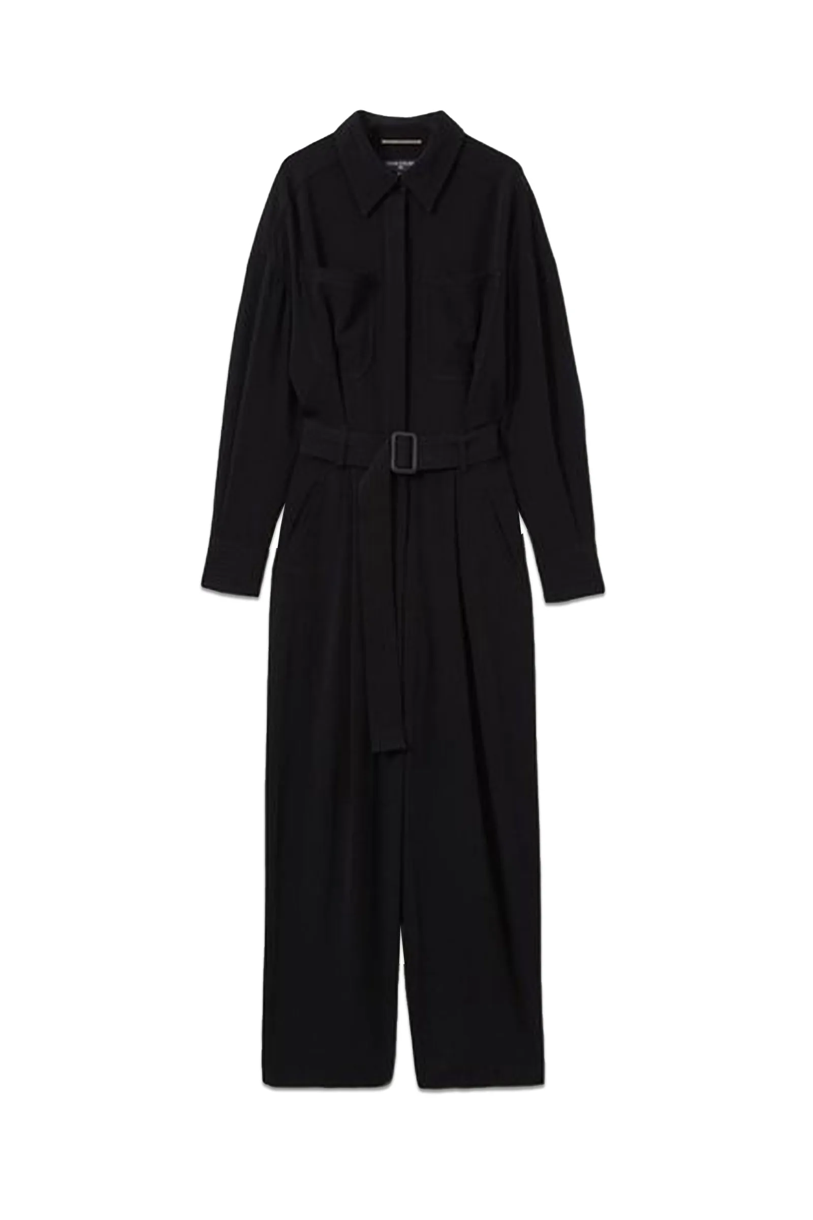 Atelier Belted Crepe Jumpsuit