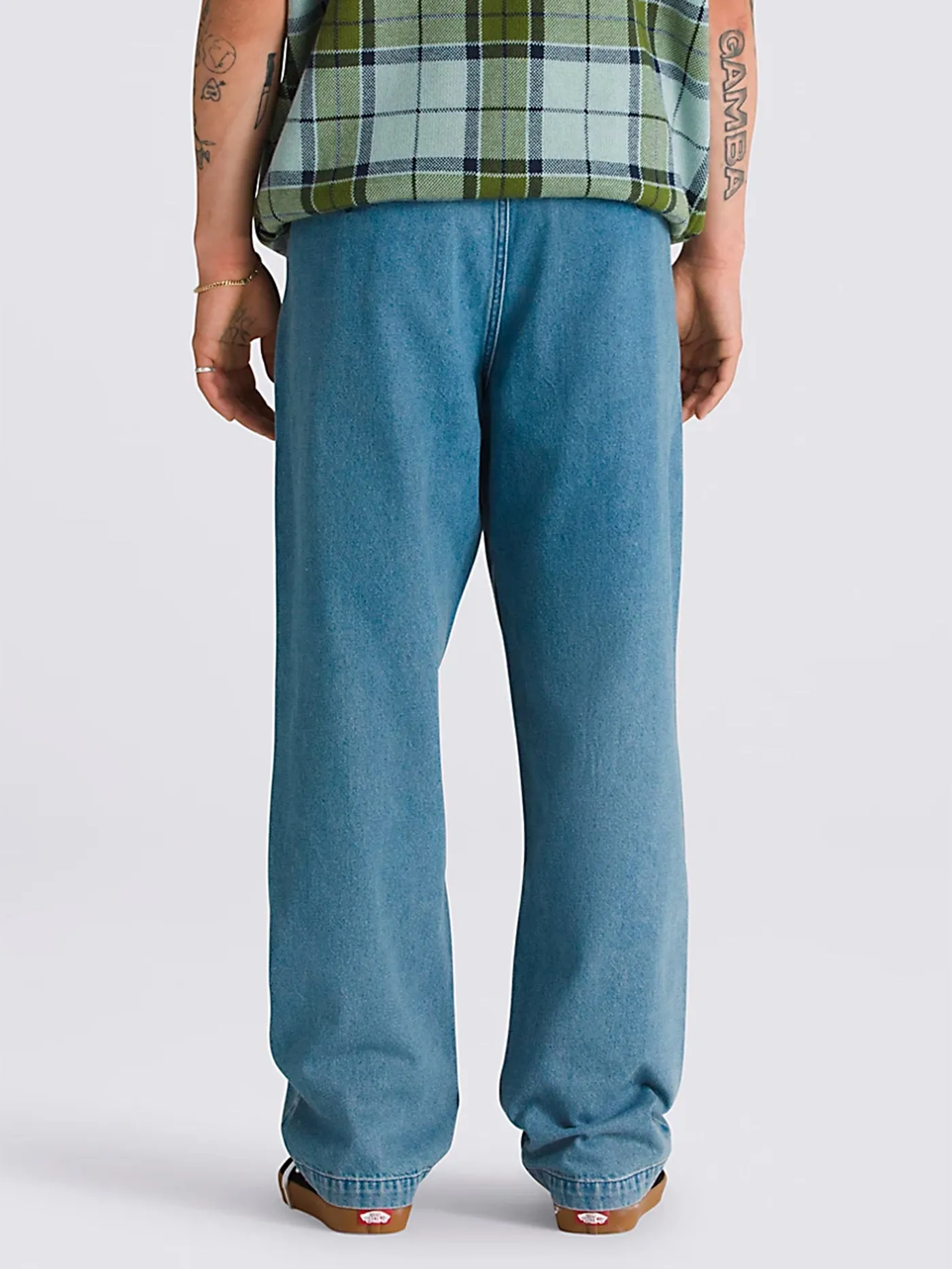 Authentic Chino Loose Tapered Pleated Jeans