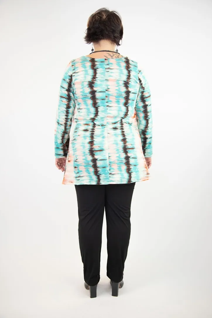 Ava Long Sleeve Tunic with Side Pockets