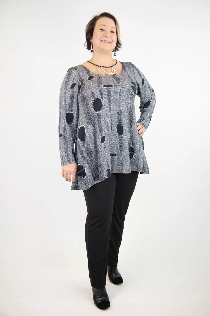 Ava Long Sleeve Tunic with Side Pockets