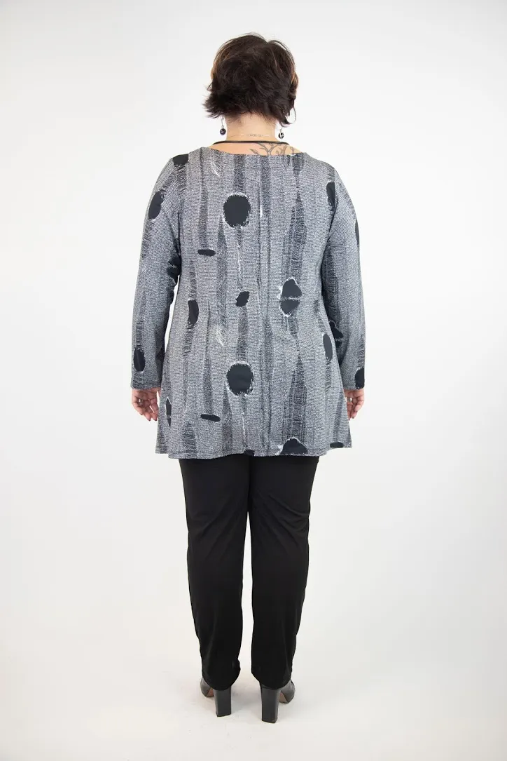 Ava Long Sleeve Tunic with Side Pockets