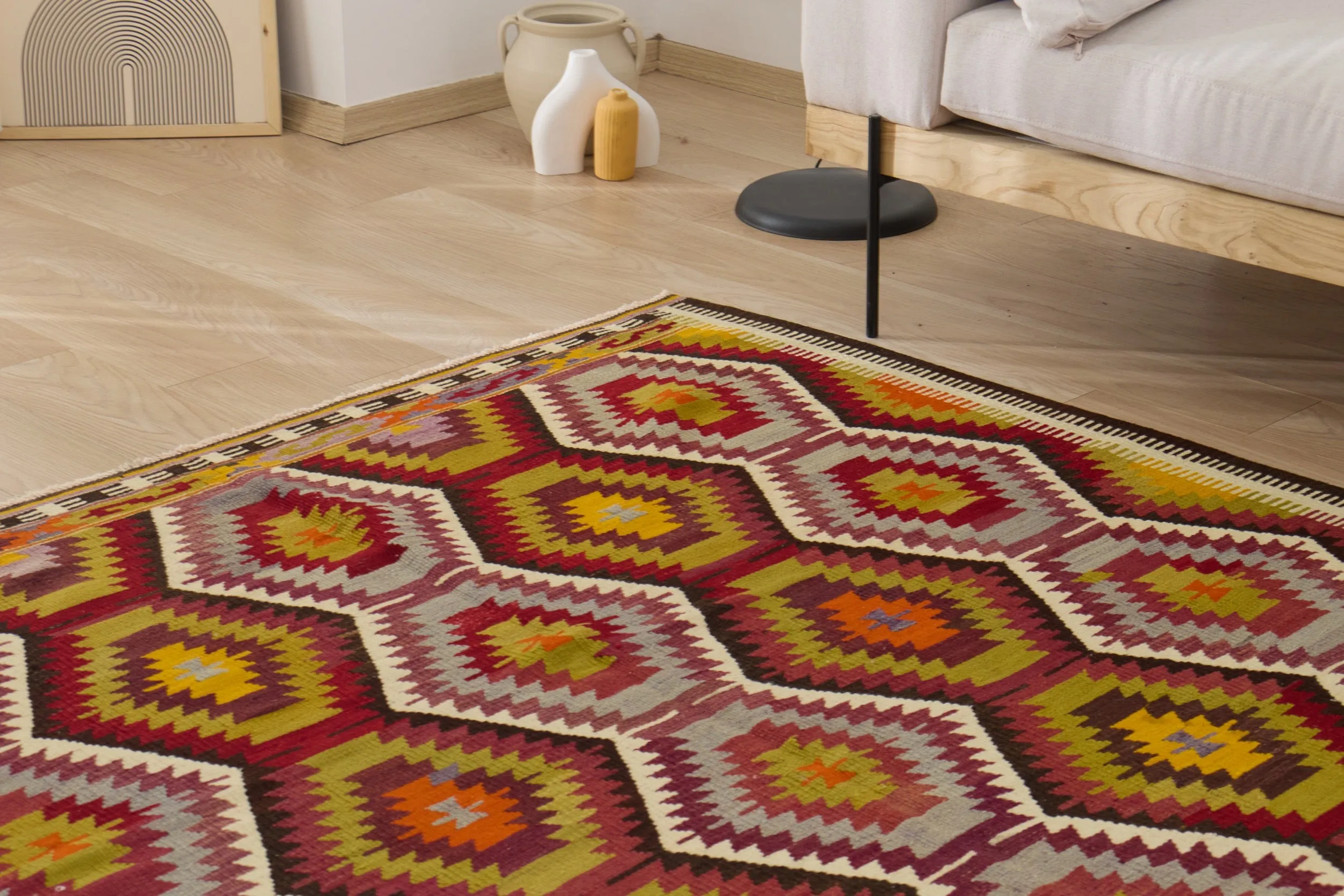 Ayanna - Vintage Turkish Kilim Rug