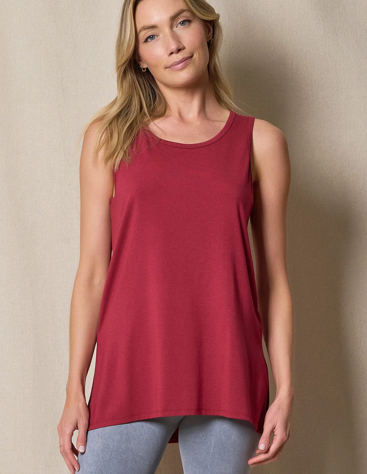 Bamboo / Organic Cotton Boxy Tank