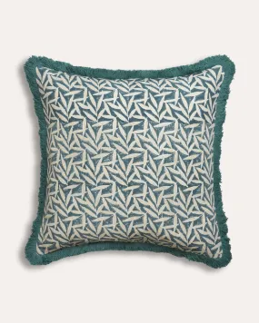 Bamboo Square Cushion - Indigo Blue