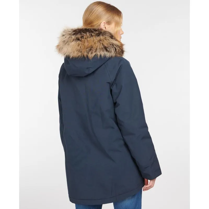 Barbour Warkworth Ladies Waterproof Jacket - Navy/Dark Chambray