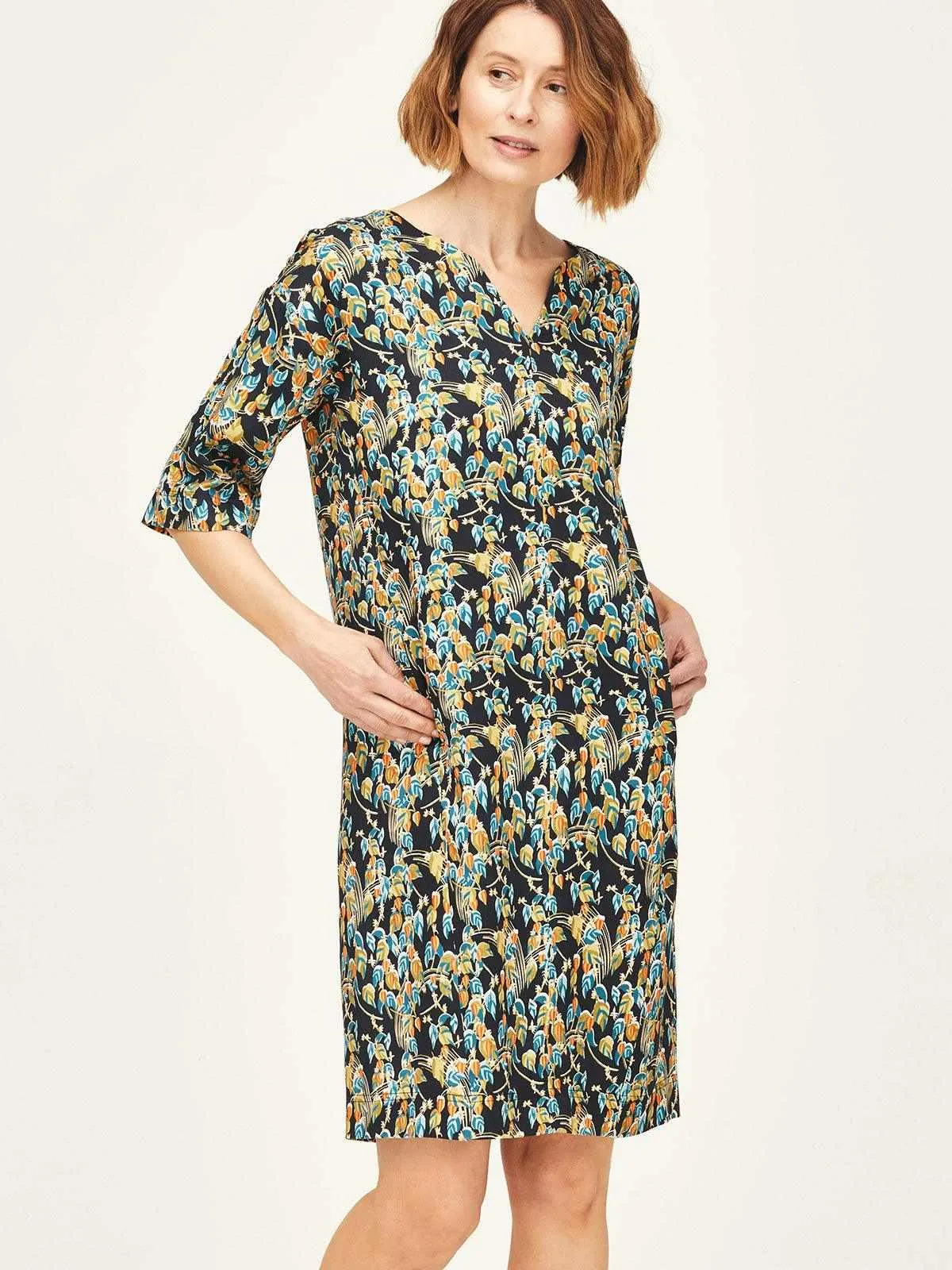 Barns Modal Floral Shift Dress