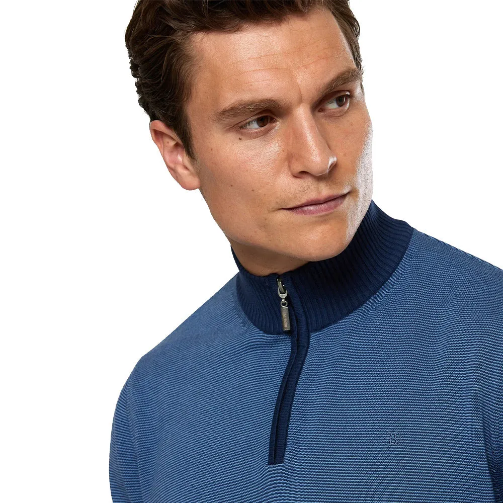 Benetti Half Zip Knit | Barrow Smoke