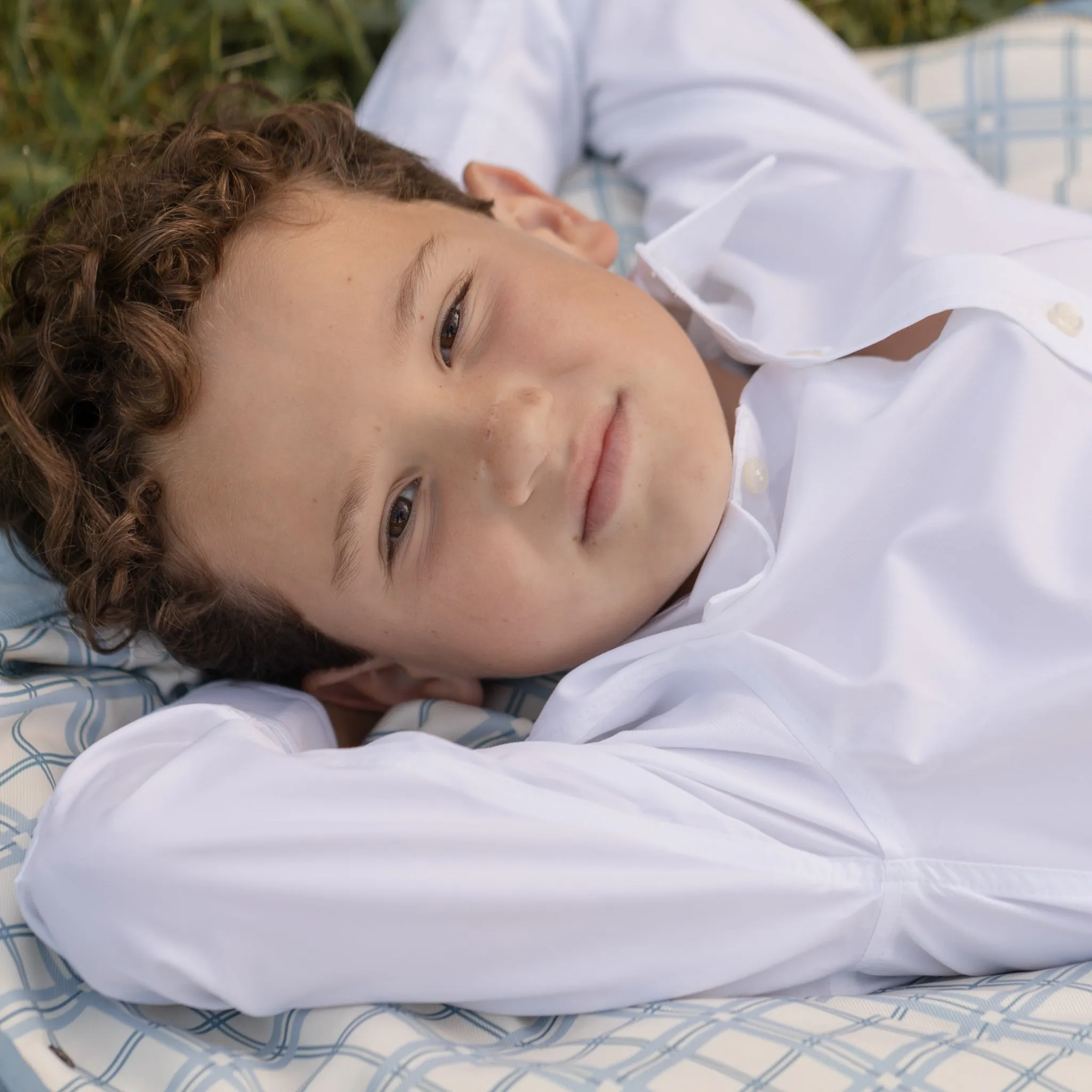 Bennett Button Down in Classic White