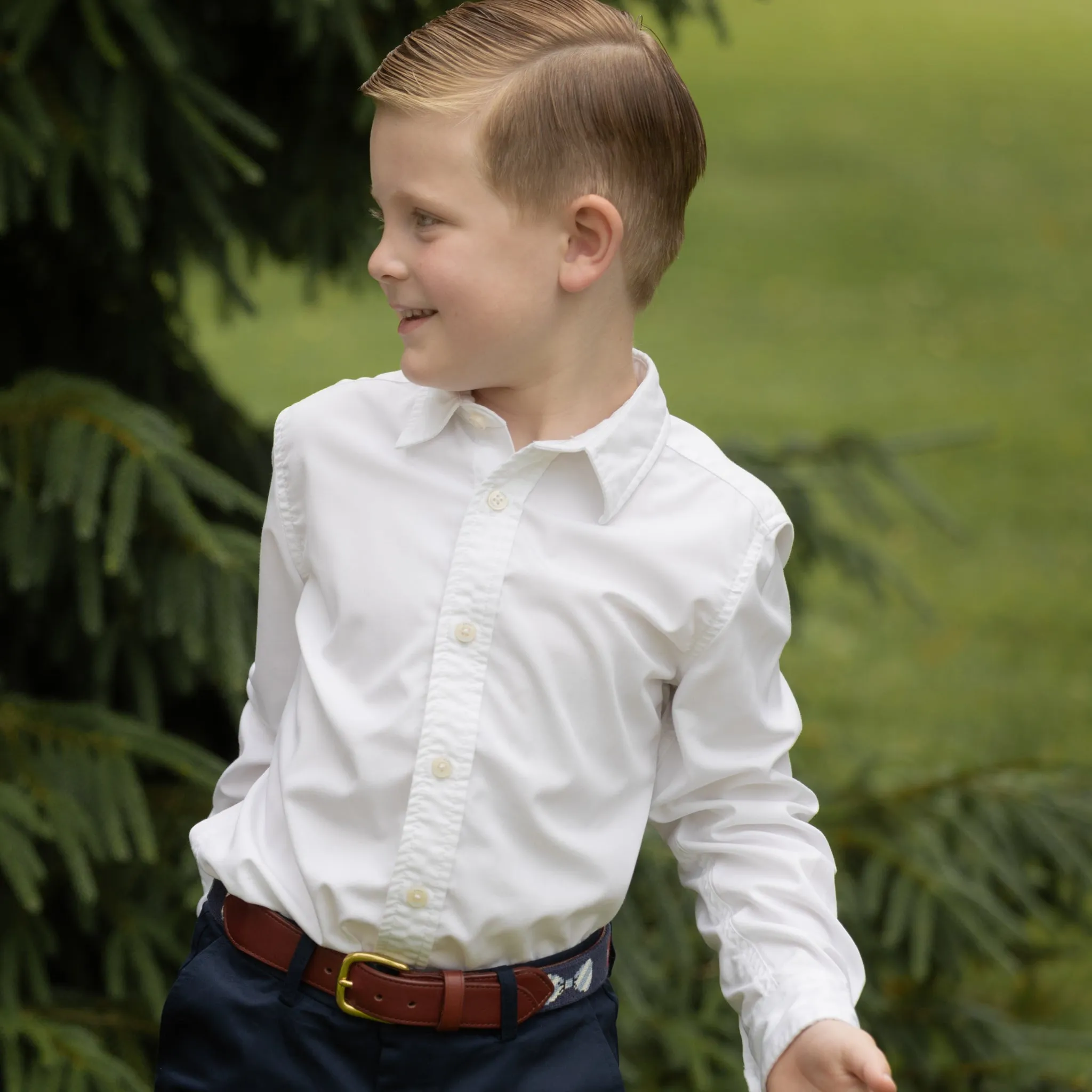 Bennett Button Down in Classic White