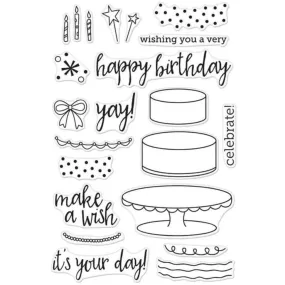 Birthday Cake Layering Clear Stamp