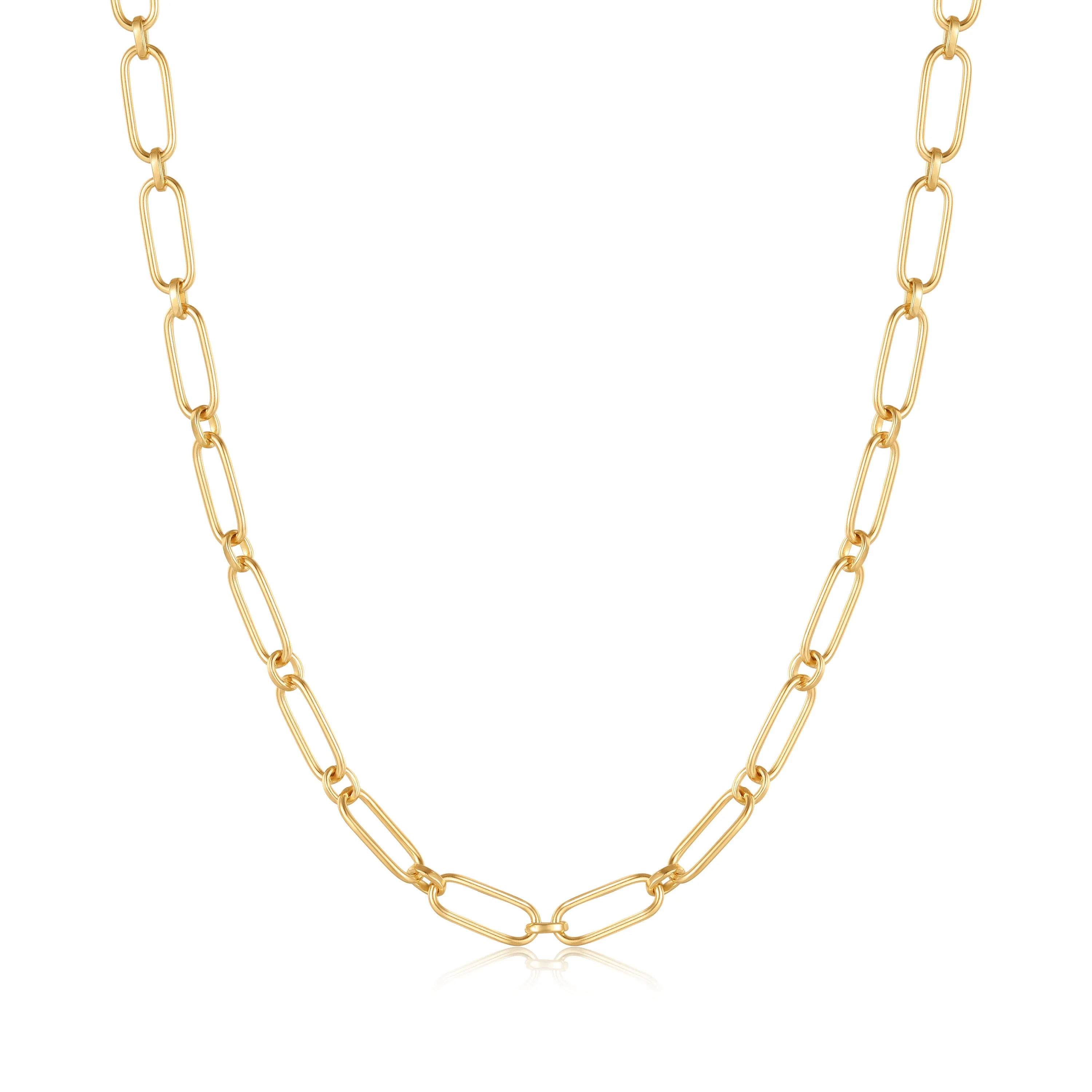 Bold Gold Connect Chunky Link Chain Necklace