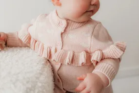 Child Of Mine Sweetheart Cardigan - Blush Hearts