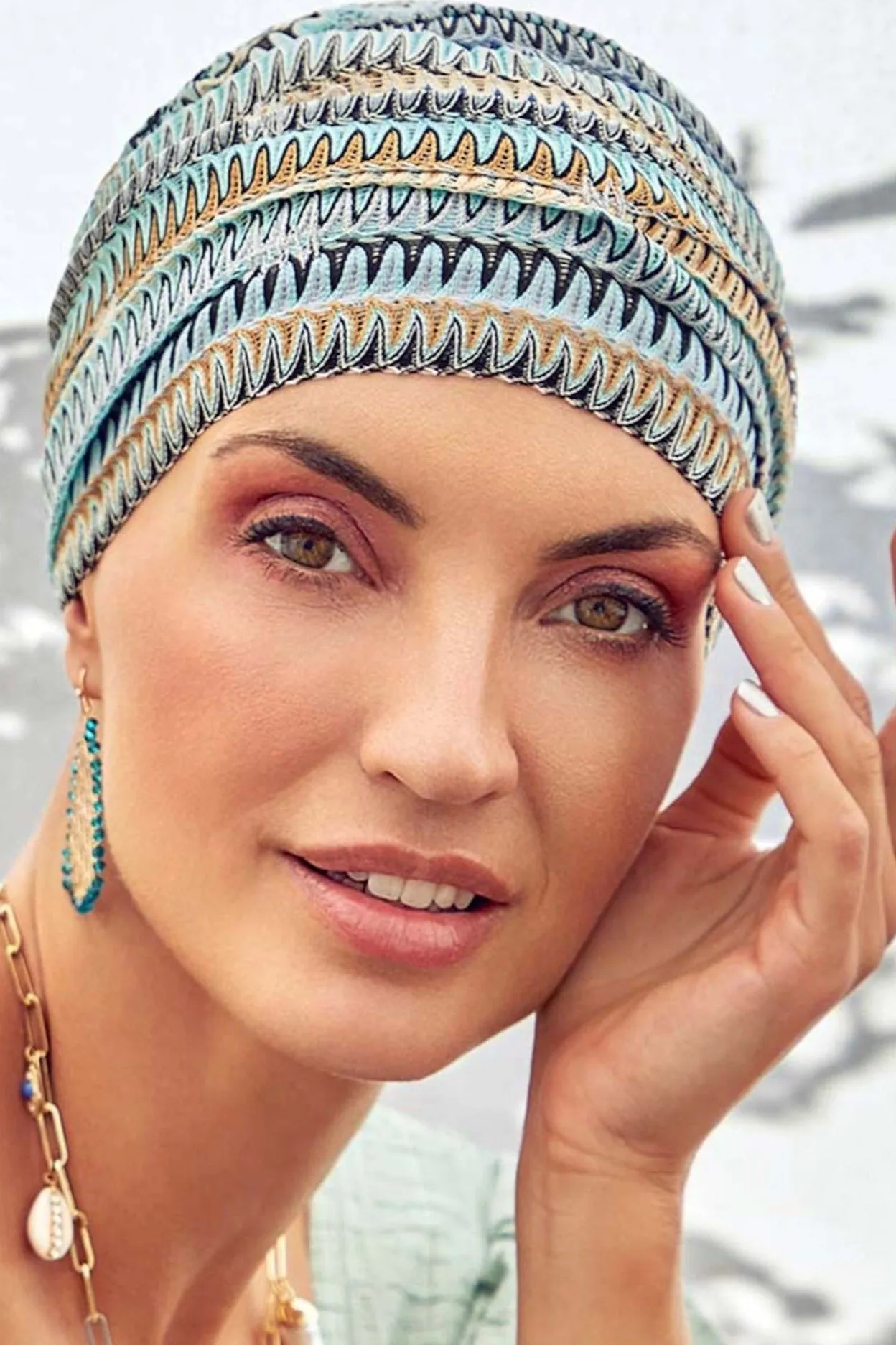 Christine Boho Turban - Zig Zag Blues