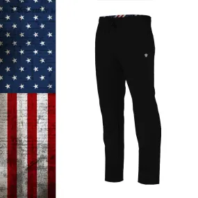 Classic Sweatpants | American Flag | Black