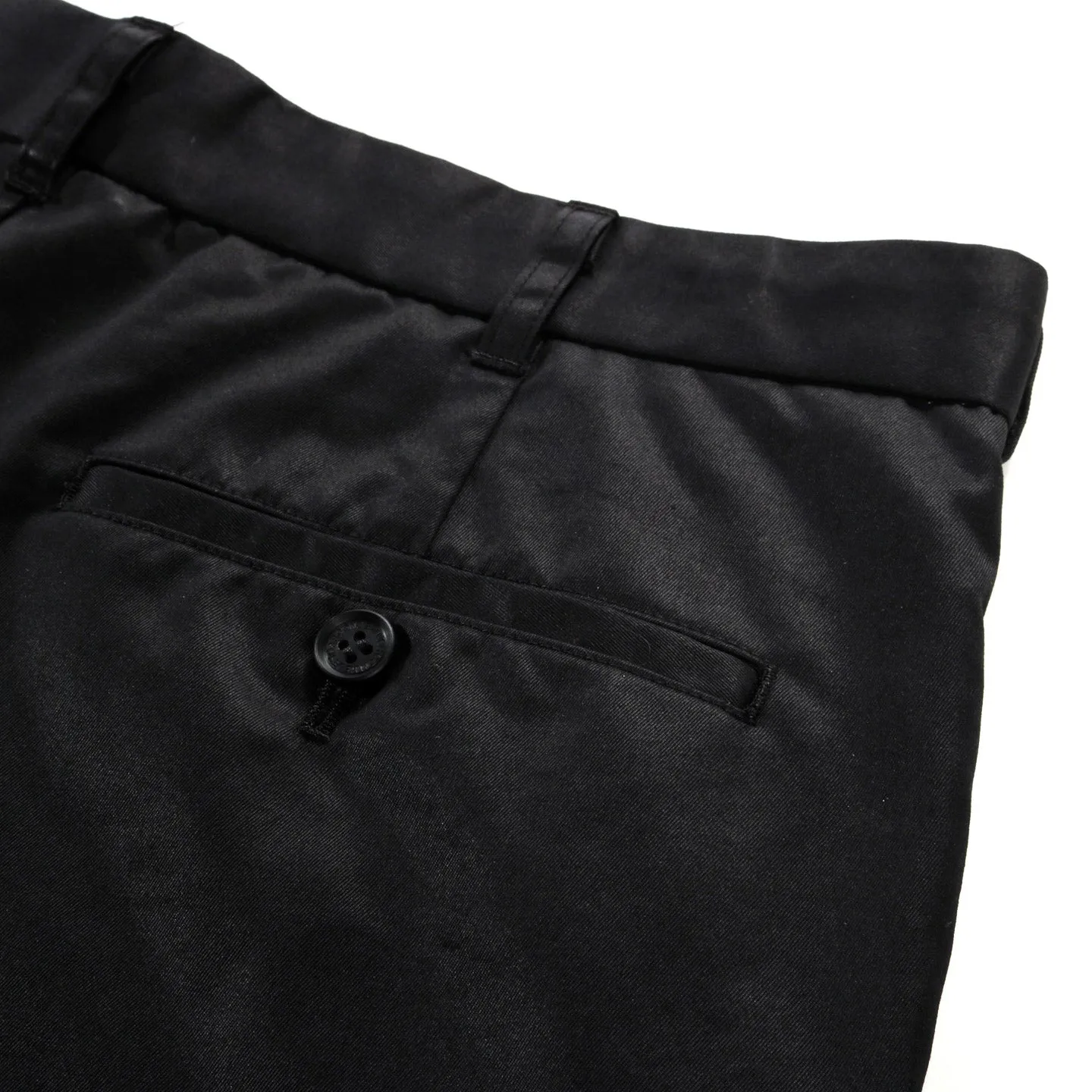 COMME DES GARCONS HOMME P006 WIDE CHINO PANT BLACK