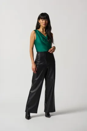 Cowl Neck Satin Top