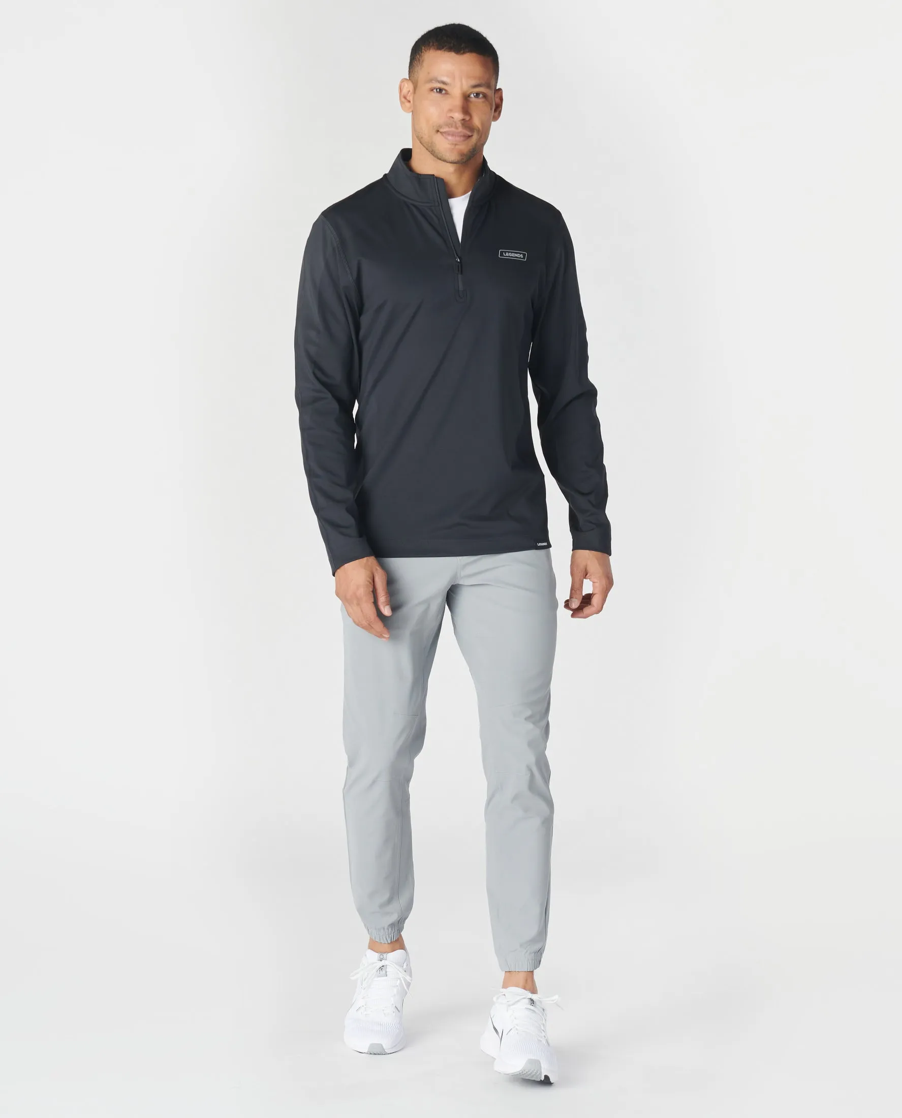 Culver Quarter Zip Black