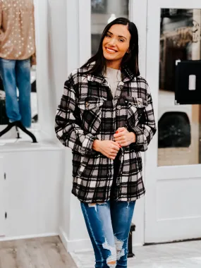 Dakota Sherpa Fleece Plaid Jacket