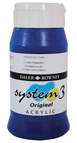 Daler Rowney Acrylic Colors System 3 PROCESS CYAN