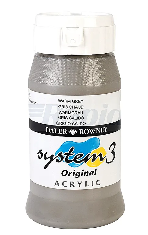 Daler Rowney Acrylic Colors System 3 WARM GREY