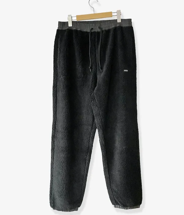 DESCENDANT/MANCHOT FLEECE TROUSERS (BLACK)