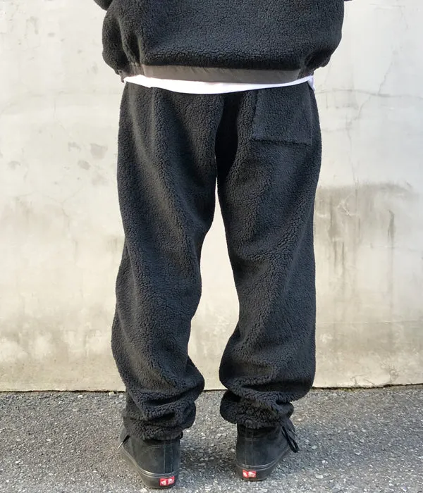 DESCENDANT/MANCHOT FLEECE TROUSERS (BLACK)