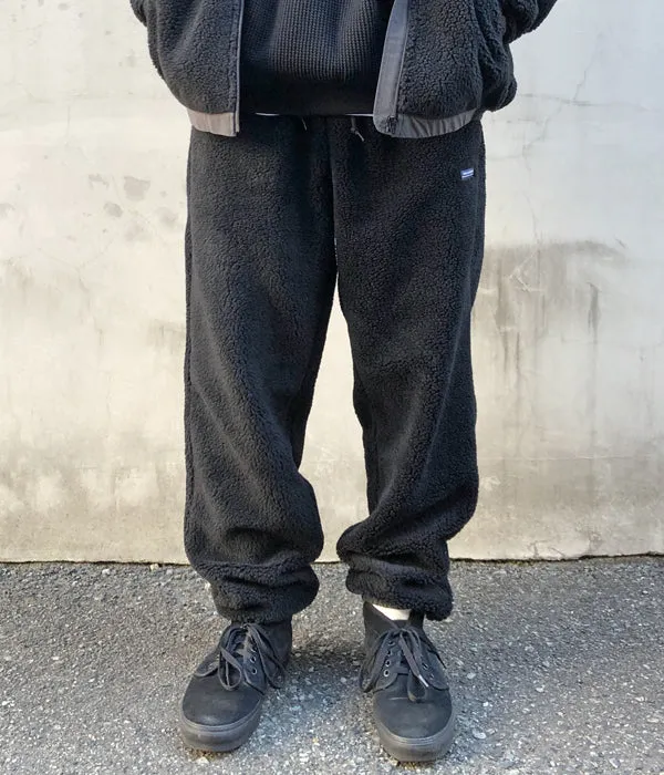 DESCENDANT/MANCHOT FLEECE TROUSERS (BLACK)