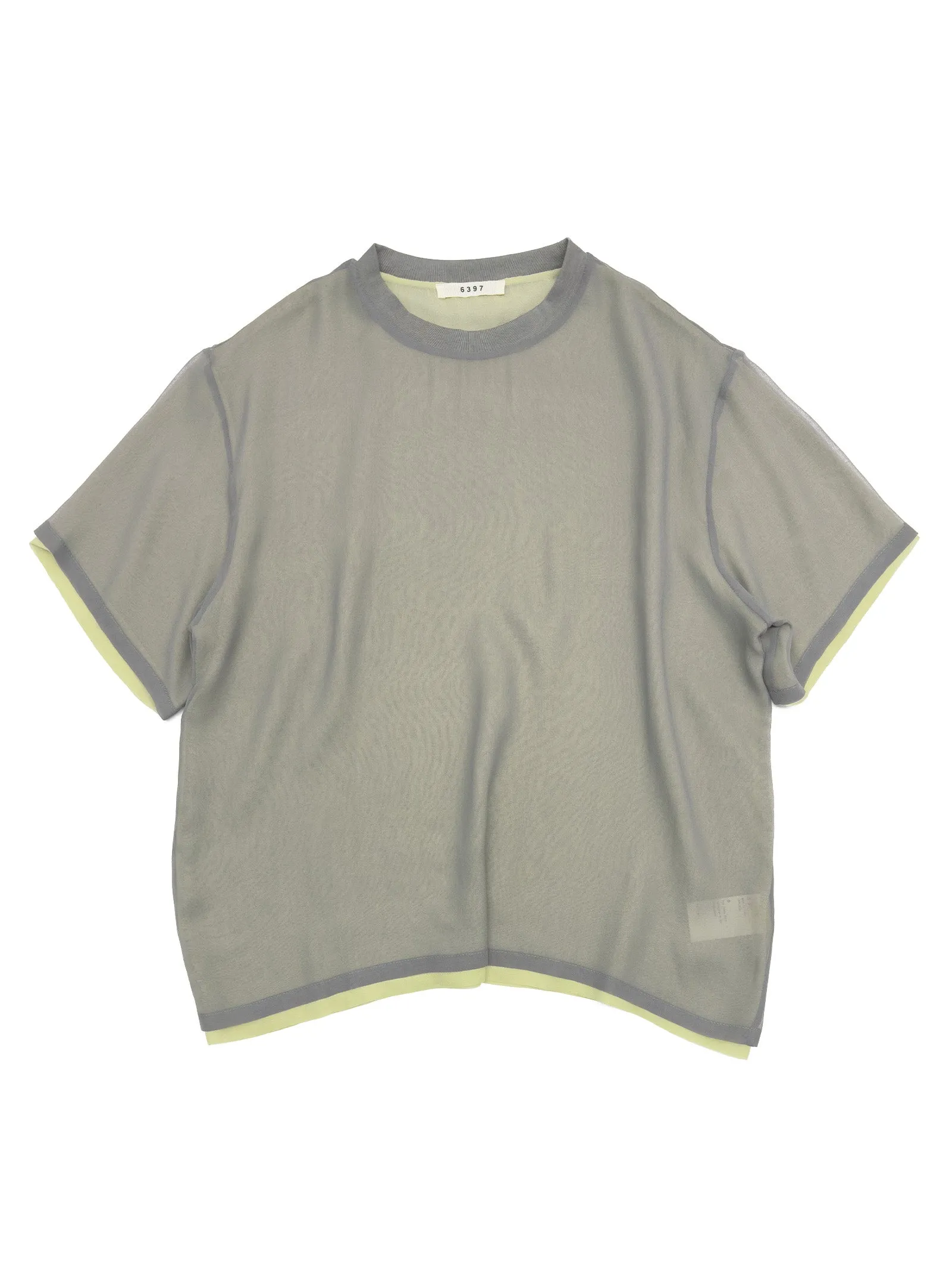 Double Layer T-Shirt in Limeade