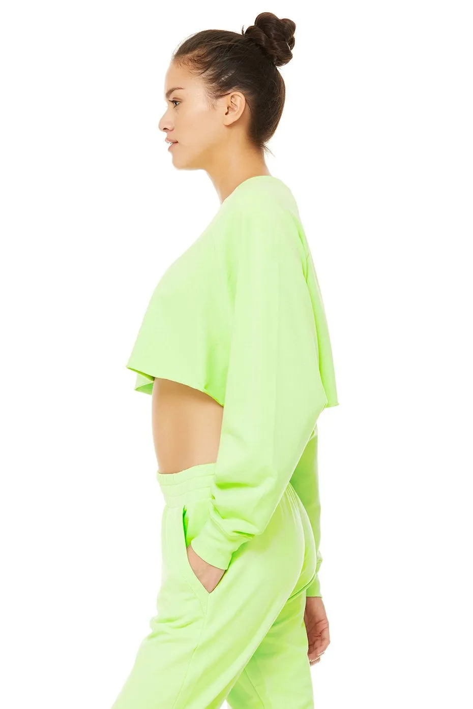 Double Take Pullover - Neon Lime