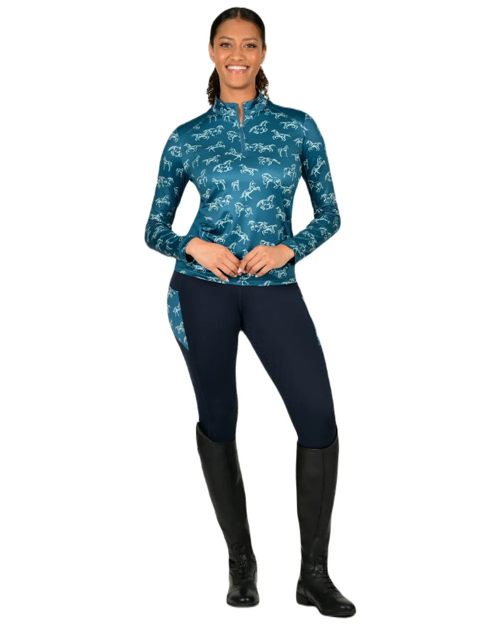 Dublin Womens Autumn Sally Long Sleeve Riding Top