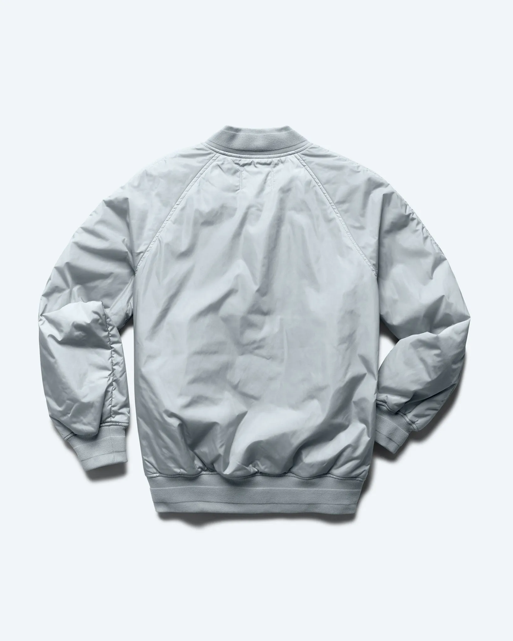 Econyl Satin Nylon Stadium Jacket