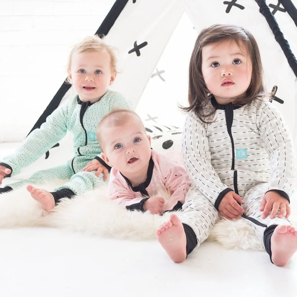 ErgoPouch - ErgoLayers Sleep Wear (1.0 Tog) - HoneyDew Dot