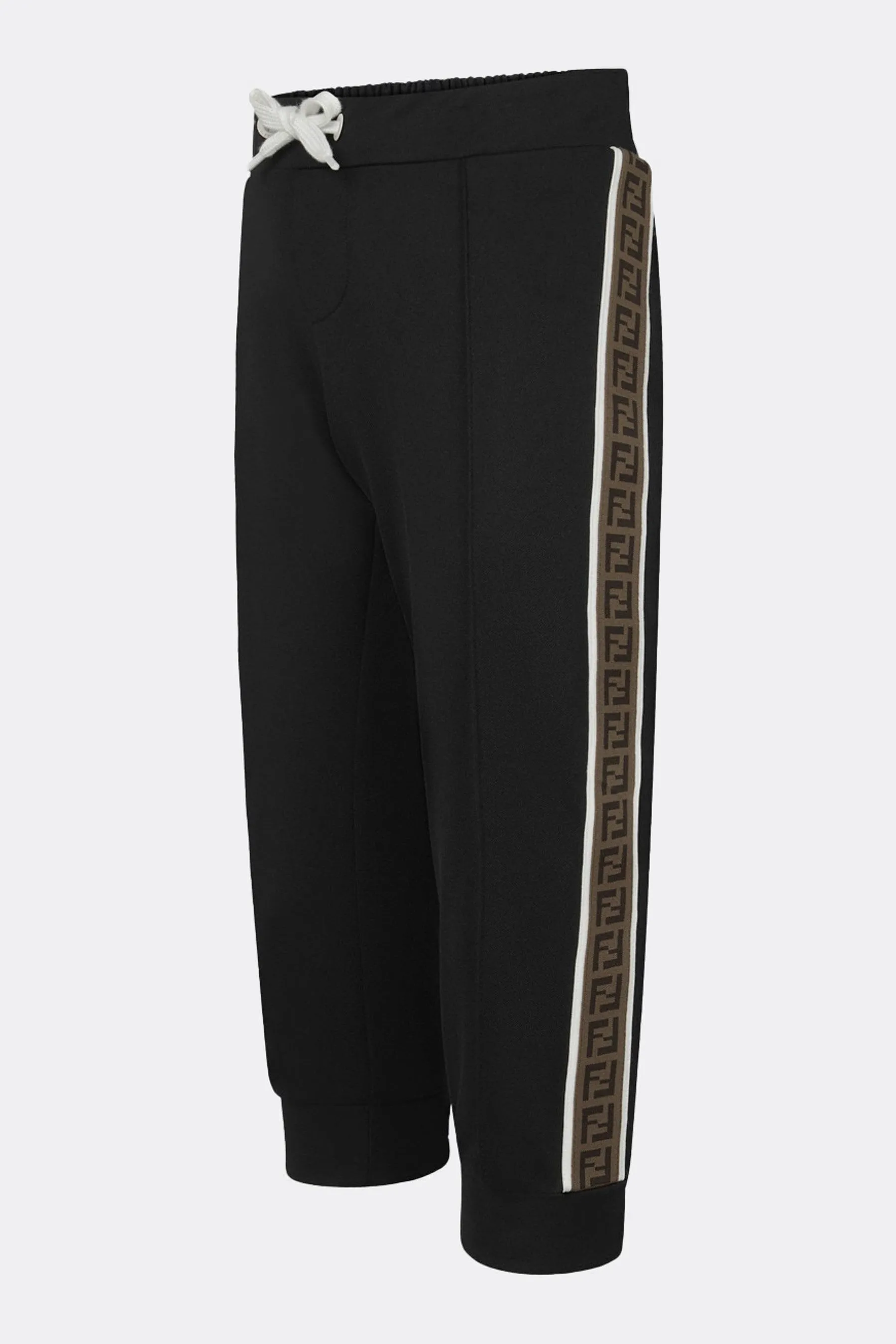 Fendi Kids Technical Sweatpants in Black