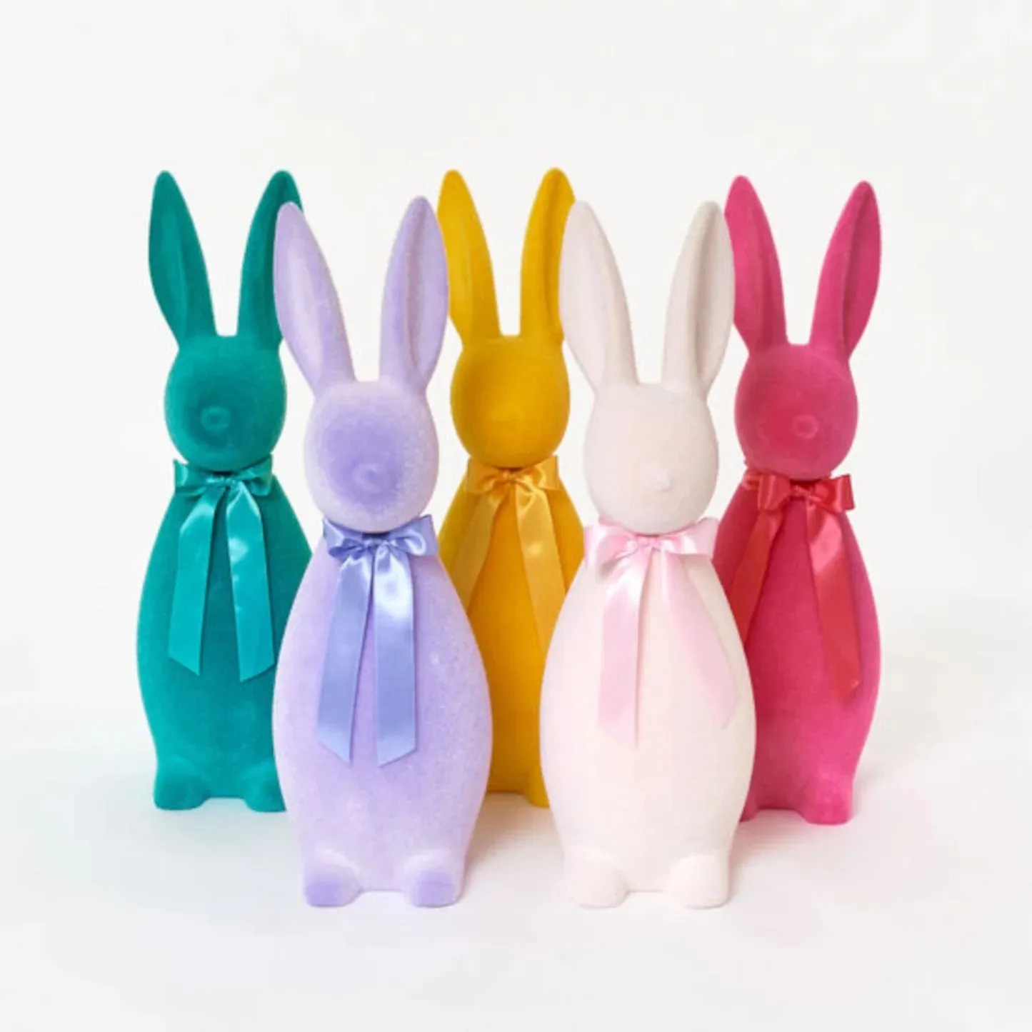 Flocked Easter Bunny - LARGE, 27”