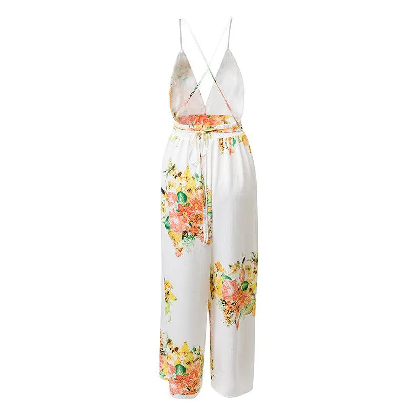 FLORAL WHITE… OH SO RIGHT JUMPSUIT