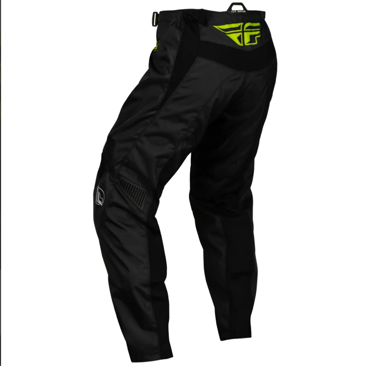 Fly Racing 2024 Youth F-16 Motocross Pants (Black/Neon Green/Light Grey | Size: 24)